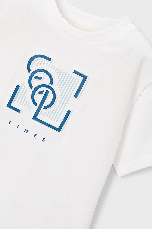 Футболка 'Linen Azul' з принтом Mayoral