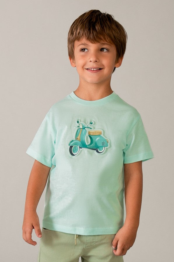 Футболка 'Raw Green' з малюнком Mayoral