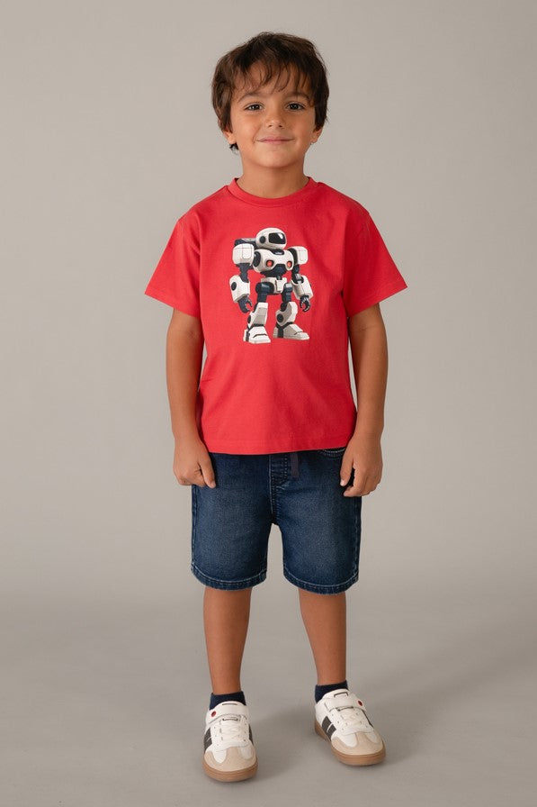 Футболка 'Real Gamer' з роботом Mayoral