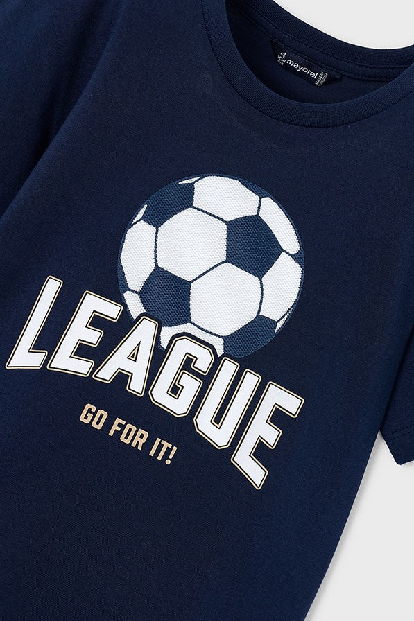 Футболка 'Club Blue' з м'ячем