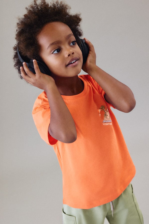 Футболка 'Virtual Orange'  з малюнком Mayoral