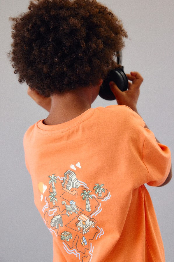 Футболка 'Virtual Orange'  з малюнком Mayoral