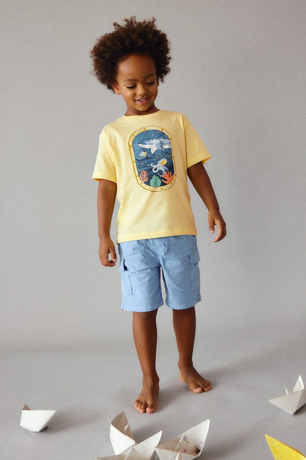 Футболка 'Shore Yellow' з малюнком Mayoral