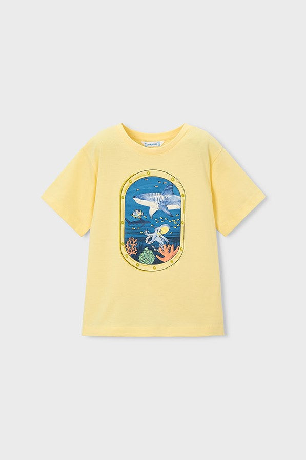 Футболка 'Shore Yellow' з малюнком Mayoral