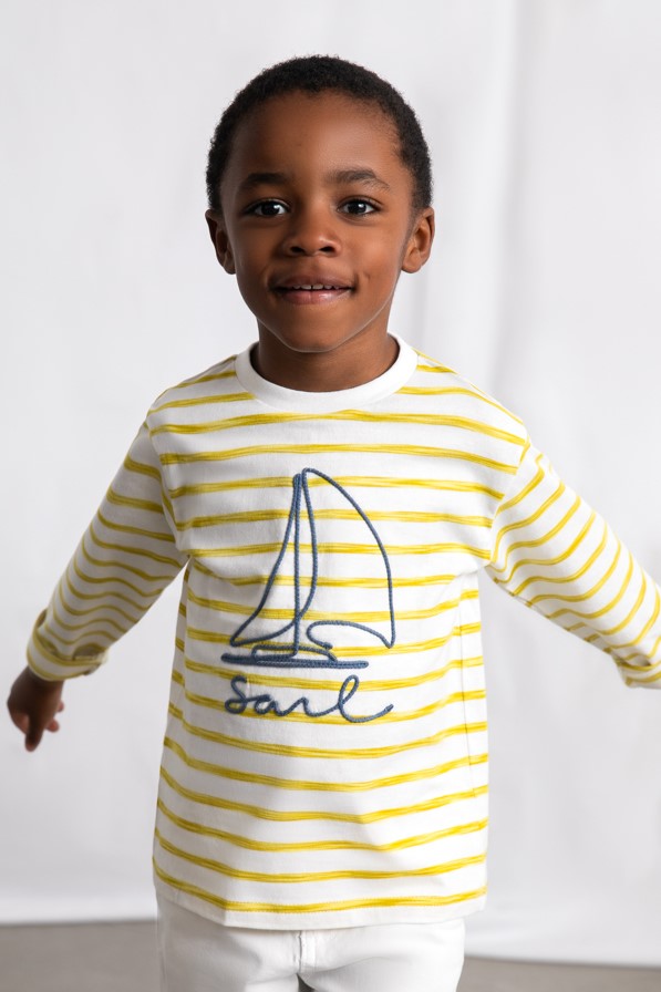 Футболка 'Linen Azul' з корабликом Mayoral