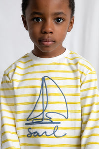 Футболка 'Linen Azul' з корабликом Mayoral