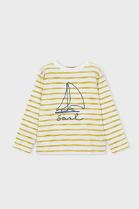 Футболка 'Linen Azul' з корабликом Mayoral