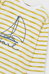 Футболка 'Linen Azul' з корабликом Mayoral