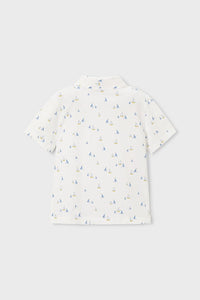 Футболка-поло 'Linen Azul' з принтом Mayoral