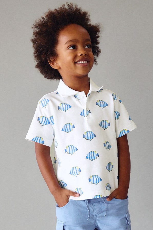 Футболка-поло 'Raw Green' з принтом Mayoral