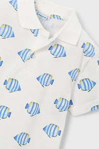 Футболка-поло 'Raw Green' з принтом Mayoral