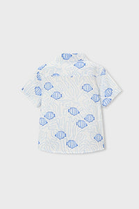 Сорочка 'Shore Yellow' з морським принтом Mayoral