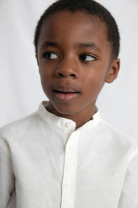 Сорочка 'Linen Avena' з коміром стійкою Mayoral