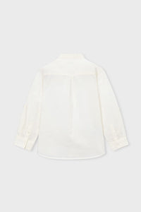 Сорочка 'Linen Avena' з коміром стійкою