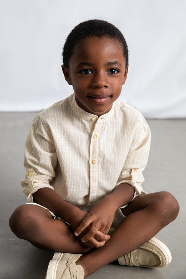 Комплект 'Linen Avena' з сорочки та шортів Mayoral