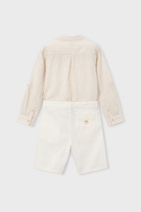 Комплект 'Linen Avena' з сорочки та шортів Mayoral