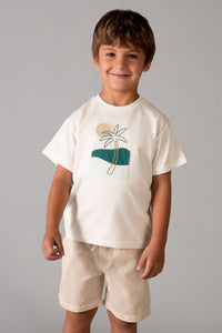 Комплект 'Raw Green' з футболки та шортів Mayoral