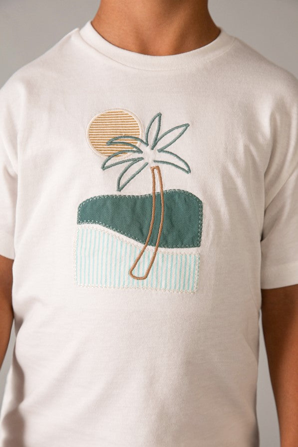 Комплект 'Raw Green' з футболки та шортів Mayoral