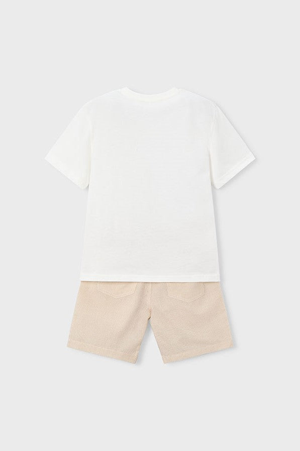 Комплект 'Raw Green' з футболки та шортів Mayoral
