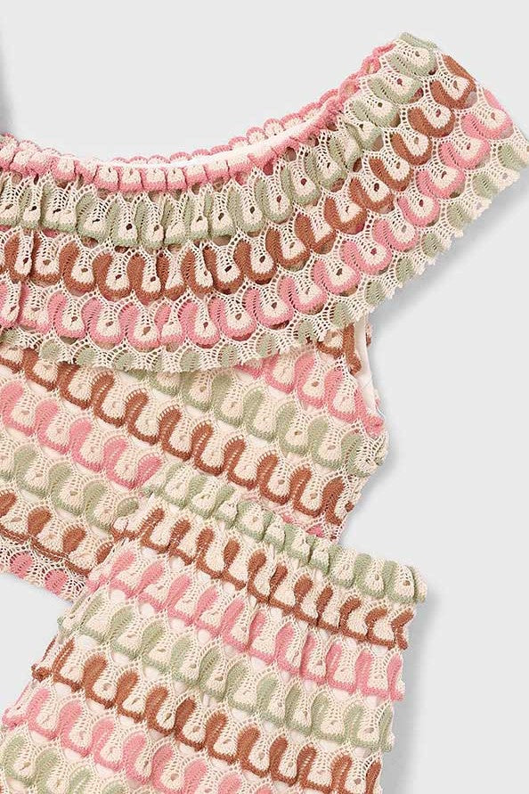 Дитячий комплект 'Bloom Explorer' з топа та шортів для дівчат Mayoral