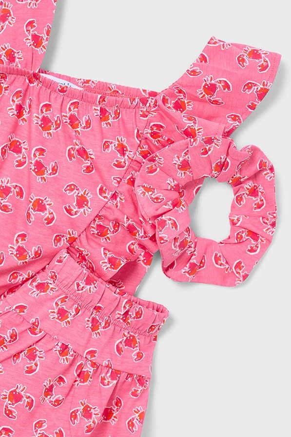 Комплект 'Crab Splash' з топа, шортів та резинки Mayoral