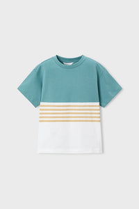 Комплект 'Raw Green' з двох футболок та шортів Mayoral