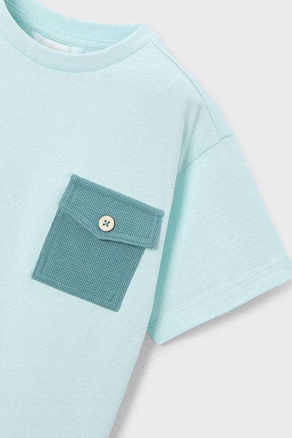 Комплект 'Raw Green' з двох футболок та шортів Mayoral