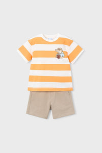 Комплект 'Sandown Peach' з футболки та шортів Mayoral