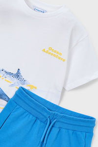 Комплект 'Shore Yellow' з футболки та шортів Mayoral