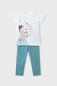 Комплект 'Wonderful Nature' з футболки та легінсів Mayoral