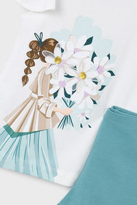 Комплект 'Wonderful Nature' з футболки та легінсів Mayoral