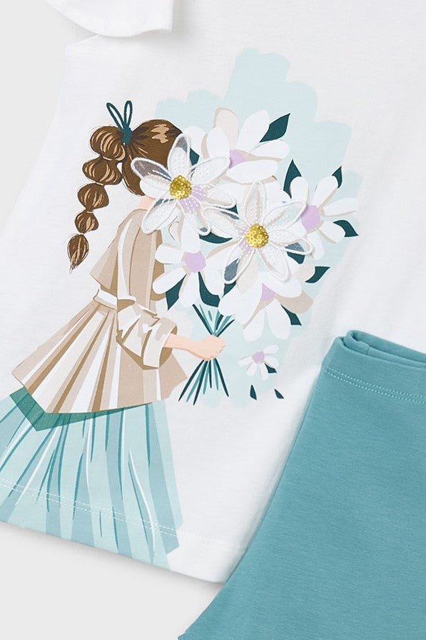 Комплект 'Wonderful Nature' з футболки та легінсів Mayoral