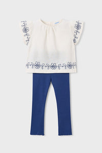 Комплект 'Organic Luxe' з футболки та легінсів Mayoral