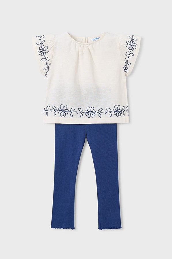 Комплект 'Organic Luxe' з футболки та легінсів Mayoral