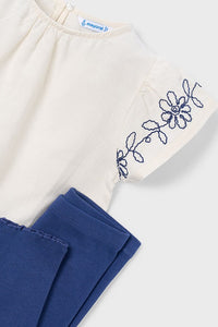 Комплект 'Organic Luxe' з футболки та легінсів Mayoral