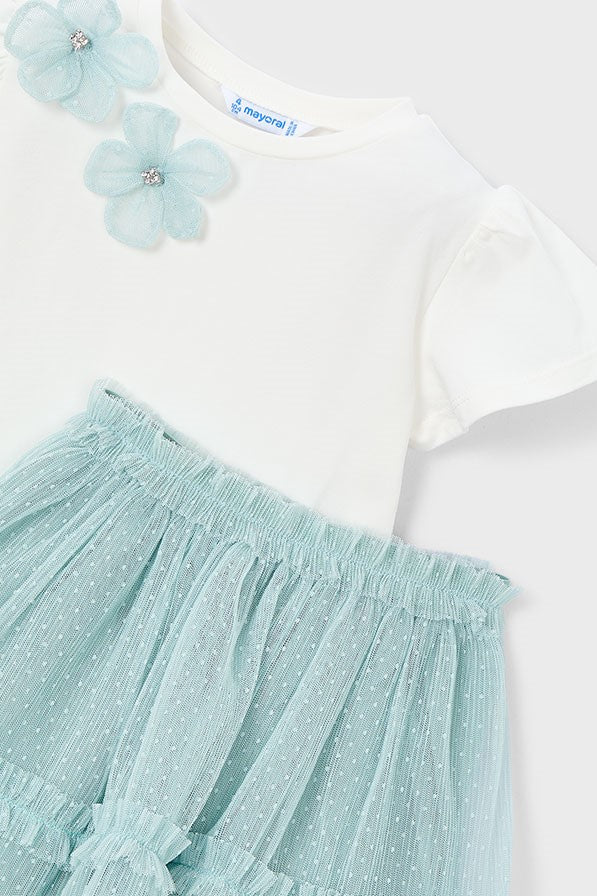 Комплект 'Wonderful Nature' з футболки та спідниці Mayoral