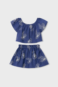 Комплект 'Organic Luxe' з блузи та спідниці Mayoral