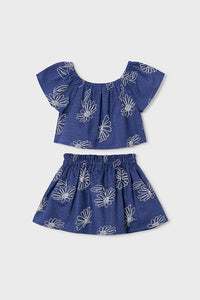 Комплект 'Organic Luxe' з блузи та спідниці Mayoral