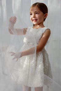 Сукня 'Mousse' з об’ємними квітами Abel & Lula