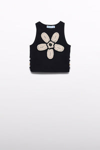 Топ 'Praline' з в'язаною квіткою Abel & Lula