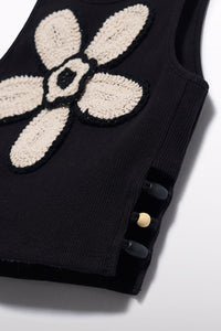 Топ 'Praline' з в'язаною квіткою Abel & Lula