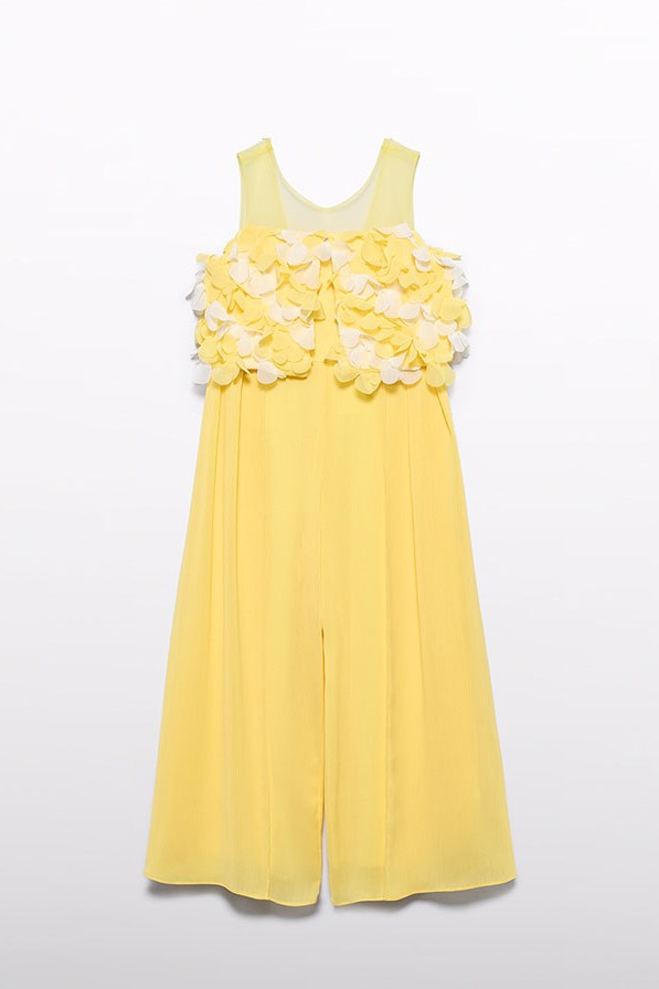 Дитячий комбінезон 'Vaniglia' з пелюстками для дівчат Abel & Lula