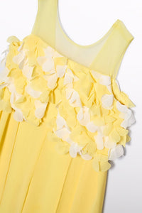 Дитячий комбінезон 'Vaniglia' з пелюстками для дівчат Abel & Lula