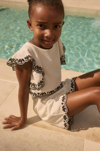 Комплект 'Praline' з блузи та шортів Abel & Lula