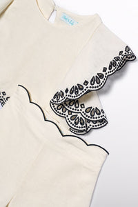 Комплект 'Praline' з блузи та шортів Abel & Lula