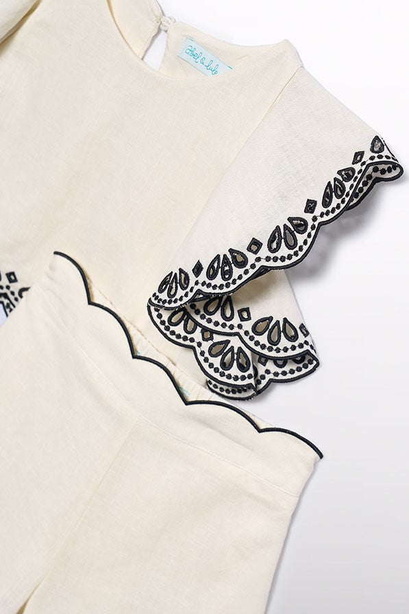 Комплект 'Praline' з блузи та шортів Abel & Lula