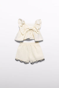 Комплект 'Praline' з блузи та шортів для малюків Abel & Lula