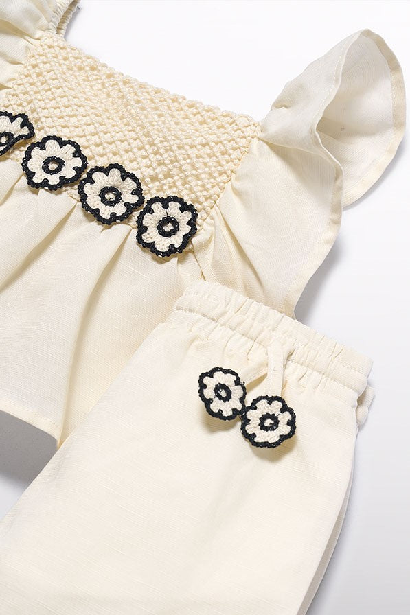 Комплект 'Praline' з блузи та шортів для малюків Abel & Lula