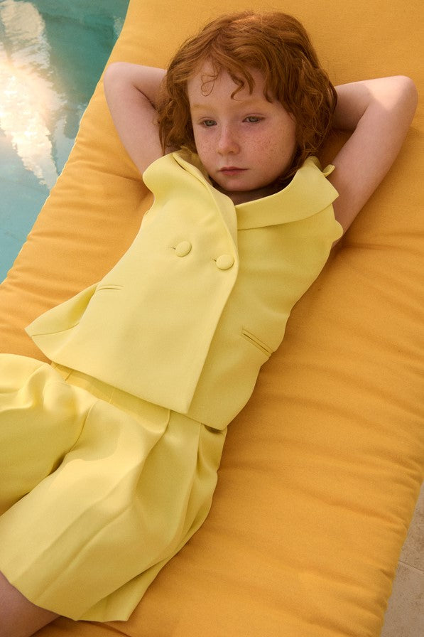 Комплект 'Vaniglia' з безрукавки та шортів Abel & Lula