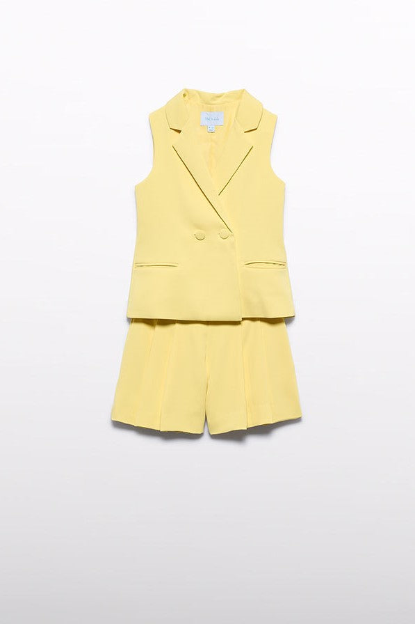 Комплект 'Vaniglia' з безрукавки та шортів Abel & Lula